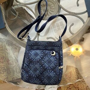 Traveling Blue cloth bag